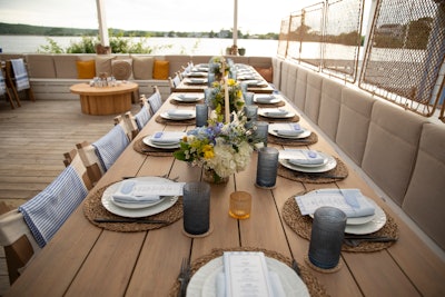 CeraVe tapped TikTok influencer and dating guru Niko Emanuilidis (known on social media as “The Daddy Academy”) to host a waterfront dinner the evening after guests descended on Montauk. During the meal, there was a fireside chat-style discussion from board-certified dermatologist Dr. DiAnne Davis, who has built a following of more than 36,000 on Instagram for her attainable skincare-related tips and tricks.