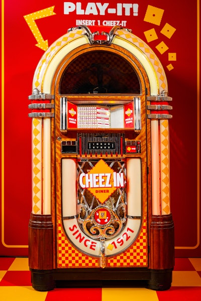A jukebox only accepted Cheez-It crackers as payment instead of coins.