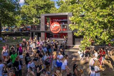 Elsewhere at the bilevel Coke Studio, there were musical-themed photo ops—including one where guests could live out their disc jockey dreams—and a lounge with phone chargers and ice-cold Coke Zero Sugar.