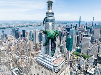 'House of the Dragon' Vhagar the Dragon Wrapped Around the Empire State Building
