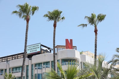 Netflix's Rooftop Activation