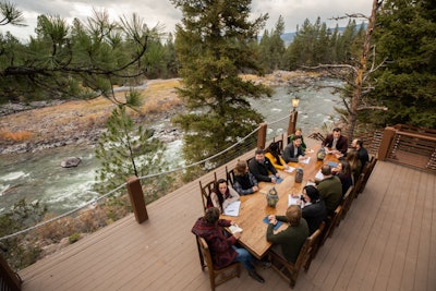 Paws Up, where activities and views along the Blackfoot River are a must, is especially friendly to groups and corporate retreats.