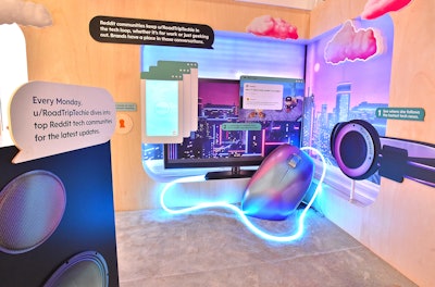 At CES, guests followed an interactive recommendation journey to understand how an initial question, idea, or passion can lead to a well-informed, satisfied purchase decision across a range of product categories. Attendees also had the opportunity to learn about and take home products most recommended and talked about on Reddit.