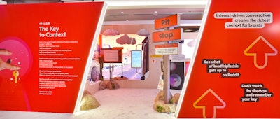 Reddit returned to CES earlier this year with ​​”The Key to Context.” It brought to life conversations from Reddit communities in an immersive experience. Across three interactive installations, attendees could discover how Redditors navigate conversations and the contextual environment that's created through these discussions, which can benefit advertisers. Reddit’s CES experience “illustrated how authentic, trusted conversations naturally lend themselves to purchase-related, commercial discussion,” Billingsley said. “Strategically integrated case studies and product demos ensured visitors had actionable takeaways on how to integrate their brands into worlds of contextual relevance on Reddit to drive awareness, consideration, and purchase.”