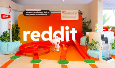 There was also a mini-golf game that signified the decision phase of the purchase journey. If attendees got a hole-in-one, they could keep the recommended product (sunscreen, cleansers, nail polish, a Tide pen, etc.) along with purchase behavior insights.