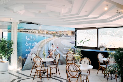 The space came alive with full furniture styling and leaned into the brand's visual tones. Lavender accents and scents completed the multiroom activation.