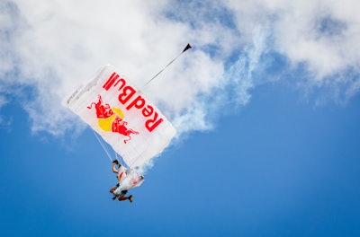 Red Bull Skydive Team Lands on Formula 1 Miami Track