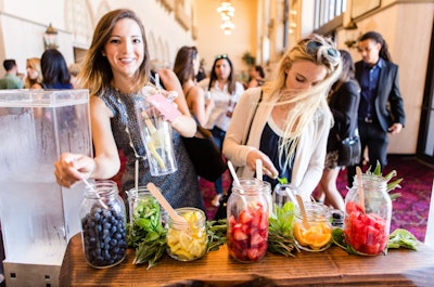 3. Hydration Stations and Refreshing F&B