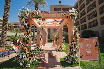 At Coachella 2023, vegan haircare brand Love Beauty and Planet brought a series of deluxe “misting tents” and earth-friendly festival essentials to select luxury hotels throughout the festival. In keeping with LBP’s philosophy of “a little love for you, a little love for the planet,” the experience was designed to help guests beat the heat—while also highlighting the brand’s natural ingredients. MKG handled production. See more: Coachella 2023: 40+ Steal-Worthy Event Ideas From the Creativity-Packed Music Festival