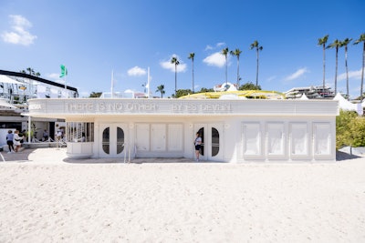 The highlight moment was Devlin’s Reels Cinema, an immersive mini-theater that seemed to emerge right out of the sand. Showing inside the cinema was a short 9:16 vertical film titled There Is No Other, focused on eliminating the seeming separation between people and a reminder of the transformative power of human connections.