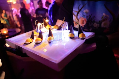 Later in the night, desserts were passed on trays that channeled miniature bedrooms with dollhouse-sized beds, rugs, and teeny glowing lamps. Looking back on the evening, Williams says: “The Joffrey has built a reputation for throwing an amazing party, so we were nervous about ‘topping’ last year—but I think we did. Social media was on fire, and the feedback both at the event and afterward was nothing but rave reviews. I think we were able to do it because of the creativity of both the Joffrey staff and the wonderful vendors we used.”
