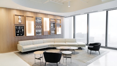 Pritzker Private Capital's Chicago headquarters is a case study in experiential design, telling the company's story as a family-run business from the moment guests step off the elevator. TENFOLD worked directly with CEO Anthony Pritzker to execute the design, Friedman said, proving the firm's commitment to company culture.