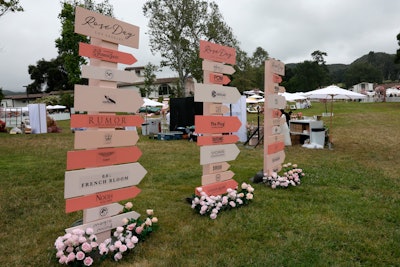 Over 4,000 guests attended the event, which included a surprise rose petal drop from a helicopter as well as rosé, wine, Champagne, cocktails, mocktails, caviar, oysters, and more. More than 15 ultra-premium brands activated on site, including Perrier-Jouët, Sainte Marguerite en Provence, G.H. Mumm, Tequila Don Julio, and Suntory Global Spirits RTDs.