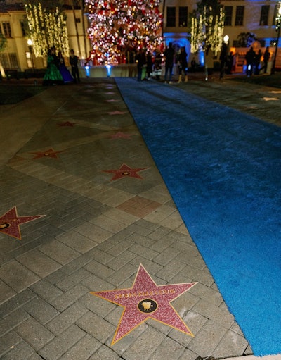 This Hollywood Walk of Fame-inspired moment from Savvy Creative Agency gave each attendee their own star.