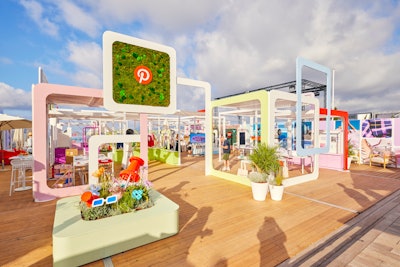 The colorful, immersive space invited attendees to step inside a real-life version of the platform, emphasizing its ability to take users from inspiration to action.