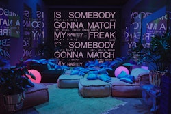 Tinashe, the singer behind the viral hit “Nasty,” curated the Match My Freak Fort, which she also performed in. The lyrics to “Nasty'—is somebody gonna match my freak?—decorated the walls of the glowing space. The area was meant to reflect three Pinterest trends: writing aesthetics, listening to music, and writing inspiration prompts.