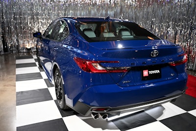 The new 2025 Toyota Camry was on display at the event.