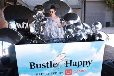 DJ Daisy O'Dell was on hand spinning tunes.