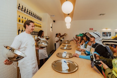 Guests could also step into the interior of the restaurant from The Bear, where they were served daily chef’s specials featuring exclusive merch.