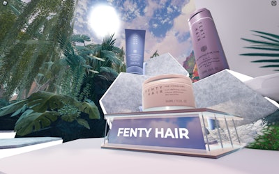 This year's experience also includes Fenty Hair products, which launched in June.