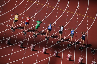 Photographer Matthias Hangst documented the Men's decathlon 100-meter heats at the 2020 Olympic Games.