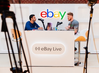 Inside the broadcast studio storefront, guests could watch the livestreams, see the products, and learn more about eBay Live through interactive displays and brand ambassador engagement.