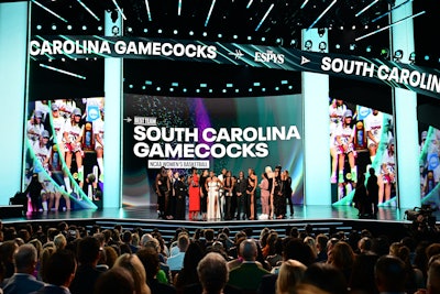 In a stacked category that included the Kansas City Chiefs and the Boston Celtics, the University of South Carolina Gamecocks women's basketball won the award for Best Team.