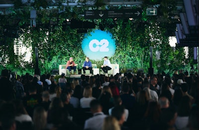 More than 5,000 attendees from all over the world gathered for the 13th edition of C2 Montreal, which was held in May at the Grand Quay of the Port of Montreal. The three-day event was built around some of the key industries driving the Montreal economy, including sustainability and artificial intelligence—and a greenery-covered backdrop proved an appropriate way to immerse guests in some of the themes. See more: C2 Montreal 2024: How a New Venue Aimed to Inspire Networking and Connection