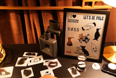 Guests could also get on-theme temporary tattoos.