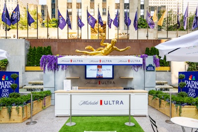 Michelob ULTRA, the exclusive beer sponsor of Team USA for the Olympic and Paralympic Games Paris 2024, is also hosting a Paris-inspired patio as part of the Rockefeller Center experience.