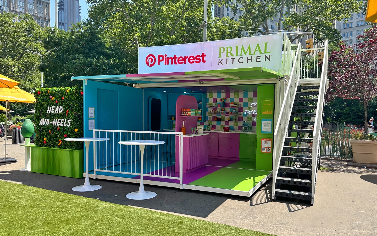 Step Inside This Colorful Primal Kitchen x Pinterest Pop-Up