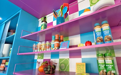 The space features Primal Kitchen’s core products (Ranch Dressing, Original Mayo, Buffalo Sauce, and Avocado Oil) and new offerings (Chicken Dippin' Sauce and Yum Yum Sauce).