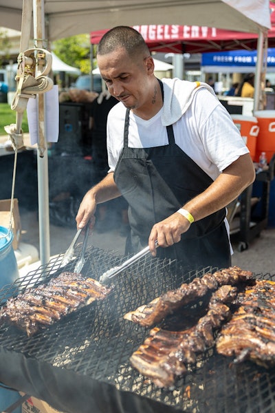 Chefs at the Louisville event included Lawrence Weeks of Enso, Noam Bilitzer of MeeshMeesh, Dallas McGarity of The Fat Lamb, Drake Aldrich of Red Hog, Ashlee Northington of Happy Belly Bistro, Kendall Linhart of Swizzle Dinner & Drinks, and Troy King of Fry Daddy's, among others.