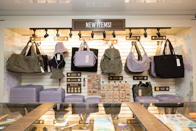 The Utility Collection debuted a new lavender colorway in BÉIS’ top-selling rollers as well as new silhouettes inspired by classic workwear including the Utility Duffle ($138), the Utility Tote ($118), the Rucksack ($134), the Carryall Crossbody ($68), the Collapsible Lunch Box ($88), the Convertible Luggage Vest ($68), and the Wide Brim Sun Hat ($38).