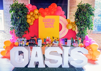Influencer Gifting Suite at Carnival Oasis 2024