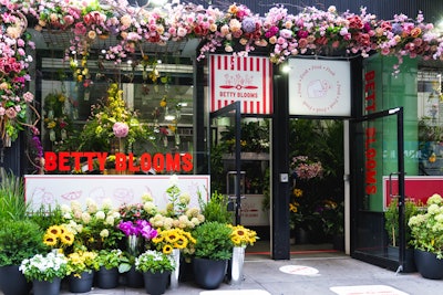The Betty Blooms pop-up overtook Chelsea’s Starbright Floral Studio on Aug. 7 and will be open through Aug. 20. Designed to promote Blake Lively’s summer blockbuster, It Ends With Us, the pop-up also promotes Lively’s sparkling beverage brands: Betty Buzz and Betty Booze.