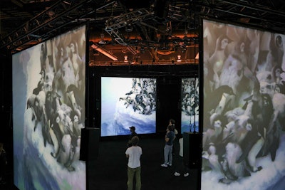 The structure was designed by Berlin's Institute for Sound and Music (ISM), and Little Cinema used the concept to showcase Nat Geo titles, immersing viewers in show content and making them part of the action.