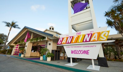 The footprint featured a kitschy vibe with Palm Springs-inspired, midcentury-style signage.