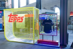 The Topps activation was part of Capital One All-Star Village at Choctaw Stadium, the former home of the Texas Rangers, who now play at Globe Life Field, which opened in 2020. (Globe Life Field is where the All-Star Game took place.) The All-Star Village aimed to feel like a baseball theme park for fans.
