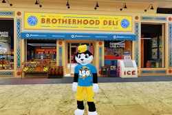 To kick off excitement for the return of the NBA Summer League, the National Basketball Players Association (NBPA) has debuted new immersive fan retail experiences. Continuing its partnership with AI company MeetKai—which developed the NBPA’s first-ever virtual retail space in the metaverse for NBA All-Star Weekend—the association has relaunched the AI-enabled digital twin of the NBPA’s famed bodega-style pop-up shop, the Brotherhood Deli, but with interactive games, exclusive collections for purchase, and improved platform capabilities such as enhanced chat features, new avatar reactions, and more.