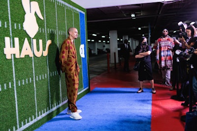 Also at Super Bowl LVI, FLUF World—a collection of metaverse-ready 3D avatars, music, and games—worked with ALAB Group to host FLUF Haus L.A. USC’s marching band added entertainment to the evening, which had a football field-inspired step-and-repeat.