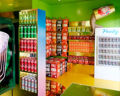 The pop-up showcases brands that Uber One for Students members have access to including Starbucks, Taco Bell, Wendy’s, Domino’s, Popeyes, Insomnia Cookies, and Panera Bread.