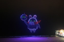 Pixis Drones take off above Santa Monica Pier for an unforgettable evening.