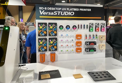 'Great events have narratives—and event graphics, including signage, are key punctuation marks, emphasizing visual themes and overall design,' says Wilson, whose team showcased its printing capabilities at the International Signage Association Sign Expo 2024. 'It is a make-or-break element that allows guests to fully immerse themselves in the experience.'