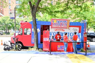 Tony's Chocolonely was on hand passing out samples. The company also participated in a panel discussion and hosted a Fast Track session.