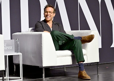 Ryan Reynolds spoke on how he’s used creativity as the antidote to financial constraints, tired advertising tropes, and consumer ennui.