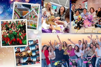 Teams are full of festive cheer, whether in-person or virtual, building gingerbread houses, racing through scavenger hunts, and even giving back with a team teddy or charity bike build! It's the perfect blend of holiday fun, team building, and connection all around!