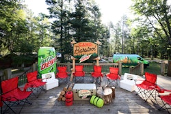 Camp Barstool was a fun-filled, end-of-summer way for some of Barstool's most popular shows to livestream out of office from the great outdoors. This setup is where shows like The Yak aired live Aug. 20-22.