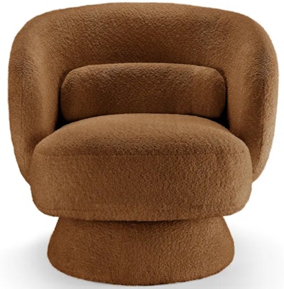 Archie swivel chair, price upon request, available in Arizona, California, Nevada, and Oregon, from Designer8