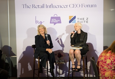 The 2024 Retail Influencer CEO Forum, which took place on Sept. 10, included a seated dinner for select CEOs that took place during a conversation between Joanna Coles and Martha Stewart.